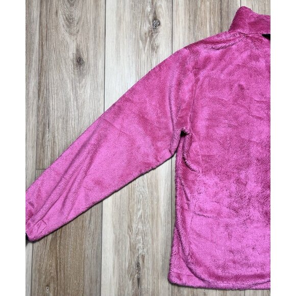 The North Face Full Zip Fuzzy Fleece Pink Jacket - Women Size Medium - Picture 12 of 16
